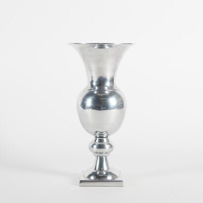 A Large Aluminium Urn Style Vase