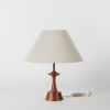 A Mid Century Modern Solid Teak Table Lamp