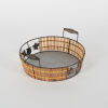 A Retro Wire And Wood Slat Basket - 2