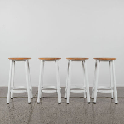 A Set of Four Imo Stools