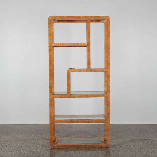 A Mid-Century Cane Bookshelf