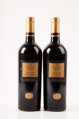(2) 2002 Church Road Reserve Merlot Cabernet, Hawkes Bay