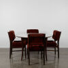 A Retro Formica Table And Four Chairs