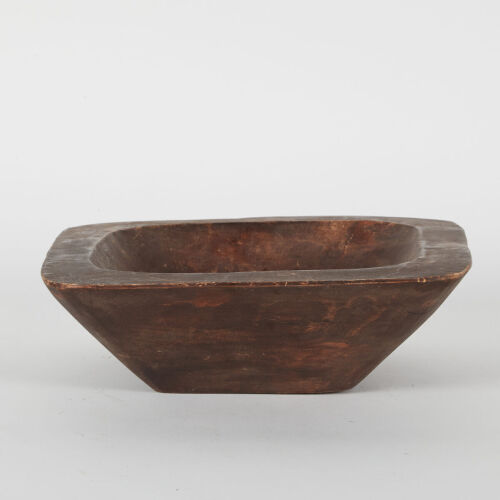 A Rustic Wooden Bowl