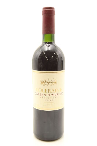 (1) 1995 Te Mata Estate Coleraine, Hawke's Bay