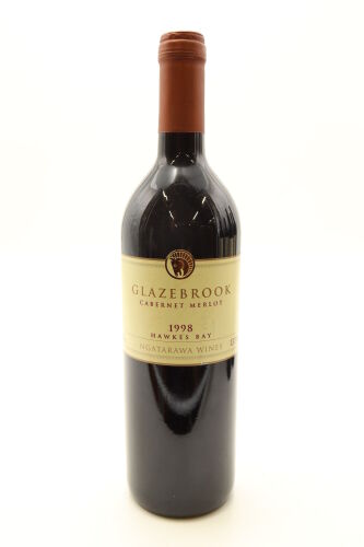 (1) 1998 Ngatarawa Glazebrook Merlot Cabernet, Hawkes Bay