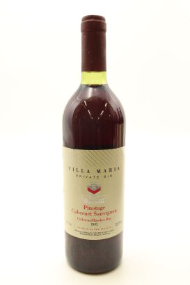 (1) 1995 Villa Maria Private Bin Pinotage Cabernet Sauvignon, Gisborne/Hawkes Bay