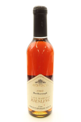 (1) 1983 Montana Late Harvest Riesling, Marlborough, 375ml