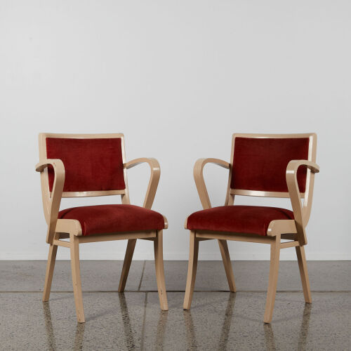 A Pair of Mid-Century German Chairs