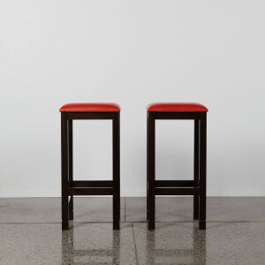 A Pair Of Vintage Danske Mobler Barstools