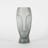 A Fantastic Frosted Glass Head Vase