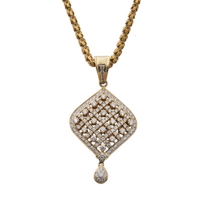 18ct/22ct Yellow Gold Traditional Diamond Necklace