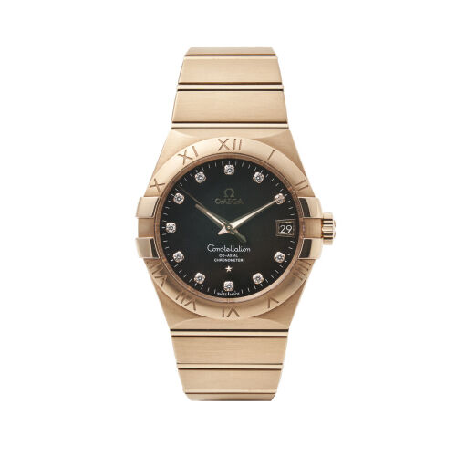 18ct Rose Gold Omega Constellation Co-Axial Chronometer