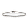 18ct White Gold, 4ct Diamond Tennis Bracelet