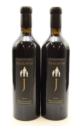 (2) 2010 TerraVin J Cabernet Sauvignon - Merlot - Malbec, Marlborough [BC95]