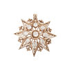 14ct Rose Gold, Star Pendant with Antique cut Diamonds