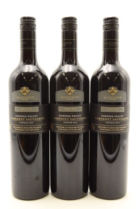 (3) 2019 Allegiance Wines 'Unity' Cabernet Sauvignon, Coonawarra