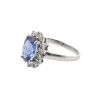 Sapphire and Diamond Ring in 18ct White Gold - 2