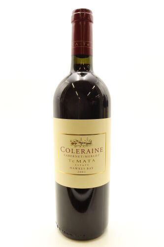 (1) 2001 Te Mata Estate Coleraine, Hawke's Bay