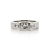 Platinum Princess Cut Diamond Ring