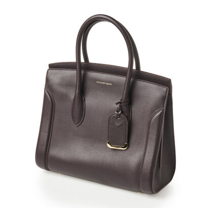 Alexander McQueen Heroine Plum Bag