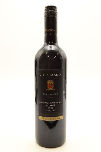 (1) 2002 Villa Maria Reserve Cabernet Sauvignon - Merlot, Gimblett Gravels [JR17] [BC95]