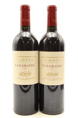 (2) 2018 Te Mata Estate Coleraine, Hawke's Bay