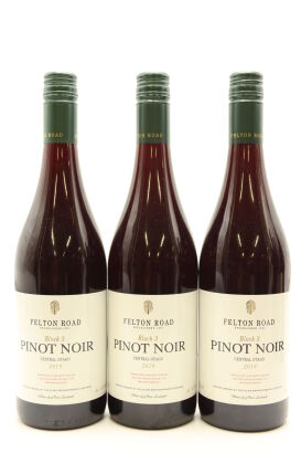 (3) 2019 Felton Road Block 3 Pinot Noir, Bannockburn [JR17] [WE94]