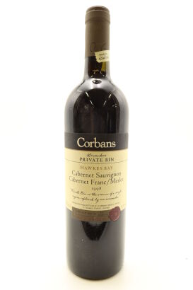 (1) 1998 Corbans Private Bin Cabernet Sauvignon - Cabernet Franc - Merlot, Hawke's Bay