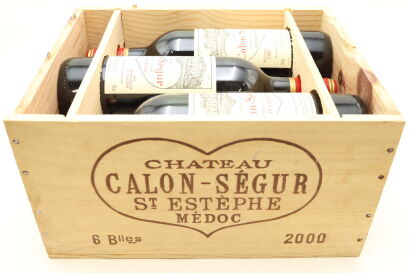 (6) 2000 Chateau Calon-Segur, Saint-Estephe [JR17] [WE93] (OWC)
