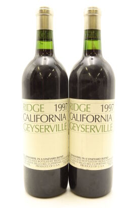 (2) 1997 Ridge Vineyards Geyserville, Alexander Valley [JR19]
