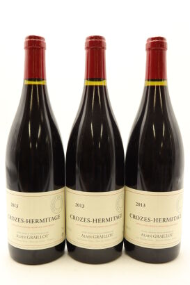 (3) 2013 Domaine Alain Graillot Crozes-Hermitage, Rhone