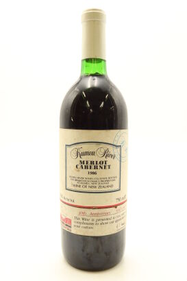 (1) 1986 Kumeu River Cabernet Sauvignon - Merlot, Kumeu