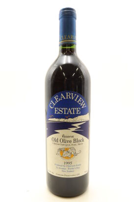 (1) 1995 Clearview Estate Old Olive Block, Hawke's Bay