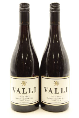 (2) 2017 Valli Wines Bendigo Vineyard Pinot Noir, Bendigo