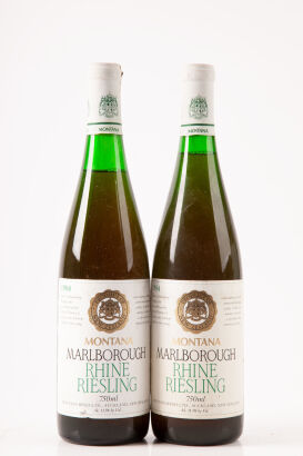 (2) 1984 Montana Rhine Riesling, Marlborough