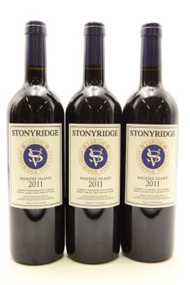 (3) 2011 Stonyridge Vineyard Larose, Waiheke Island