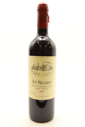 (1) 2009 St Nesbit Cabernet Merlot Petit Verdot, Auckland