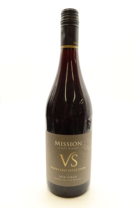 (1) 2018 Mission Estate Winery VS Vineyard Selection Syrah, Hawke's Bay