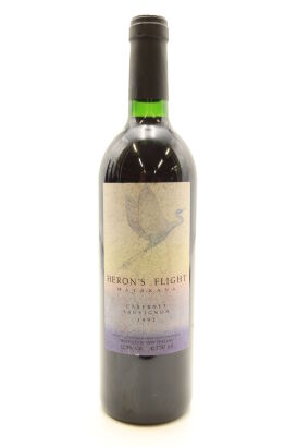 (1) 1992 Heron's Flight Cabernet Sauvignon, Matakana