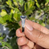 Naveya & Sloane, Sapphire and Diamond Ring in Platinum - 6