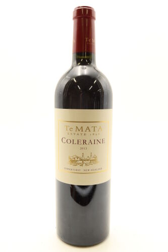 (1) 2013 Te Mata Estate Coleraine, Hawke's Bay [BC98] [RC19.5]