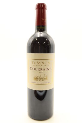 (1) 2013 Te Mata Estate Coleraine, Hawke's Bay [BC98] [RC19.5]