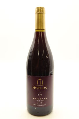 (1) 2012 Hyperion Wines Eos Pinot Noir, Matakana