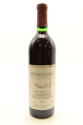 (1) 1987 Stoneleigh Cabernet Sauvignon, Marlborough