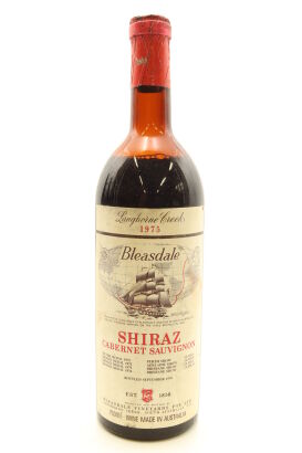(1) 1975 Bleasdale Shiraz - Cabernet Sauvignon, Langhorne Creek