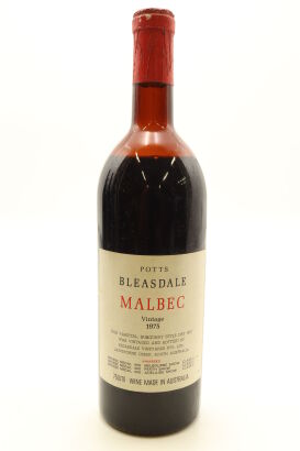 (1) 1975 Bleasdale Second Innings Malbec, Langhorne Creek