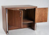 A Modernist Chrome and Walnut Cabinet by Broyhill Premier - 2