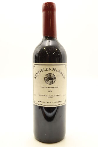 (1) 2003 Benfield & Delamare Red, Martinborough