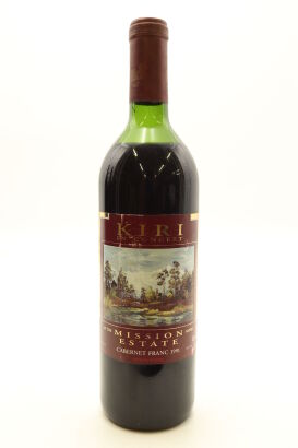 (1) 1991 Mission Estate Winery Kiri in Concert Cabernet Franc, Hawke's Bay